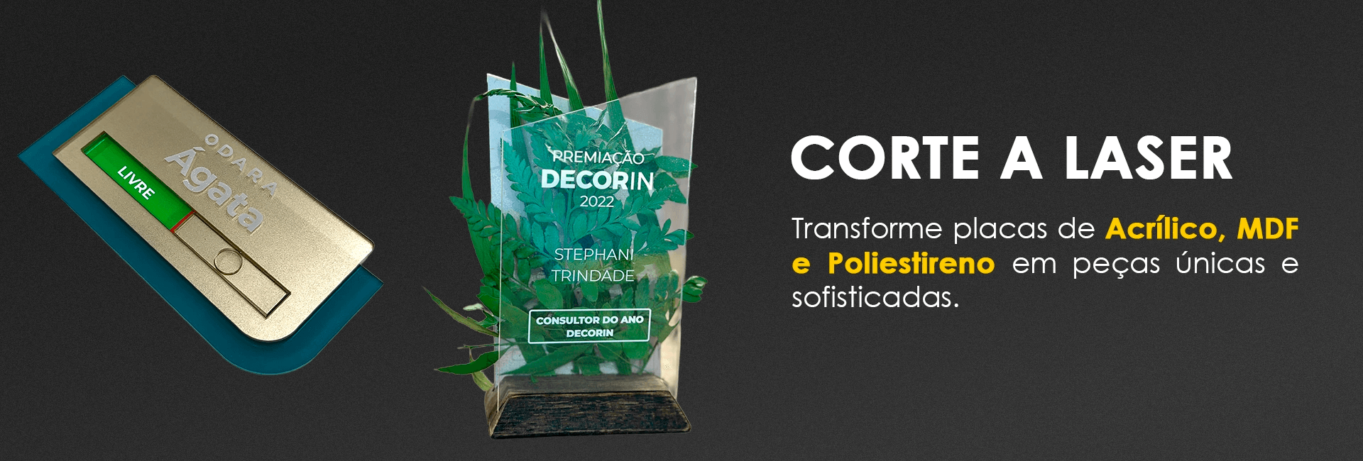 Banner Corte a Laser